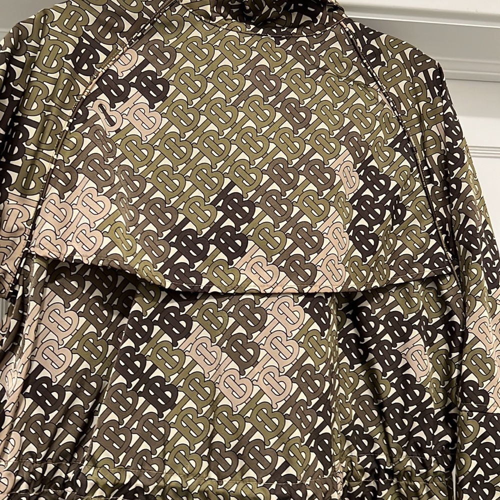 Authentic Burberry Monogram Print Nylon Funnel Ne… - image 3